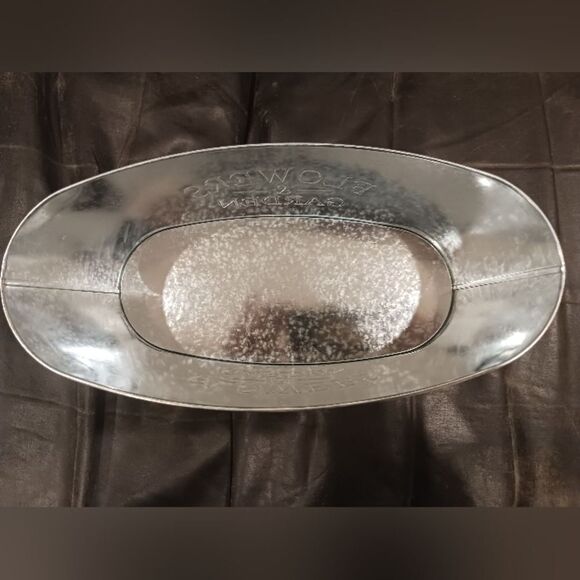 3 for 26 - Galvanized Flower Metal Farmhouse Rustic Decor Set of 2 - Picture 3 of 4